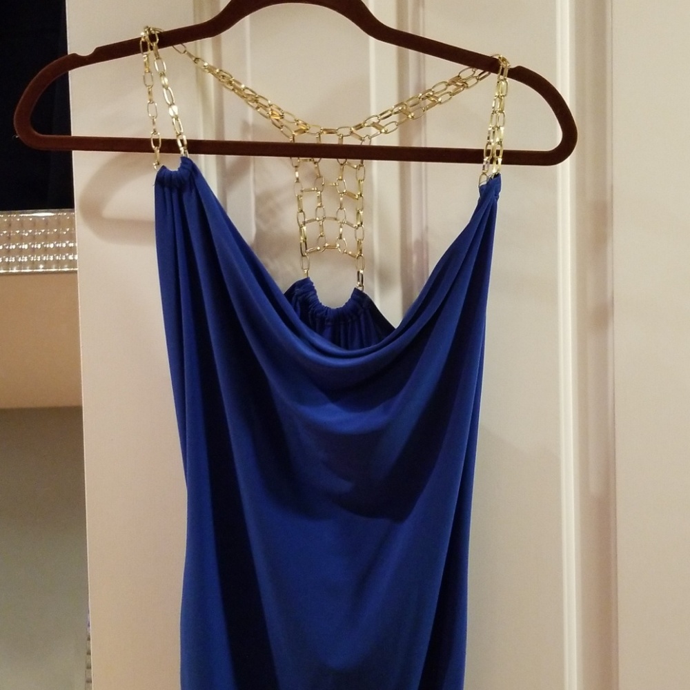 Blue dress